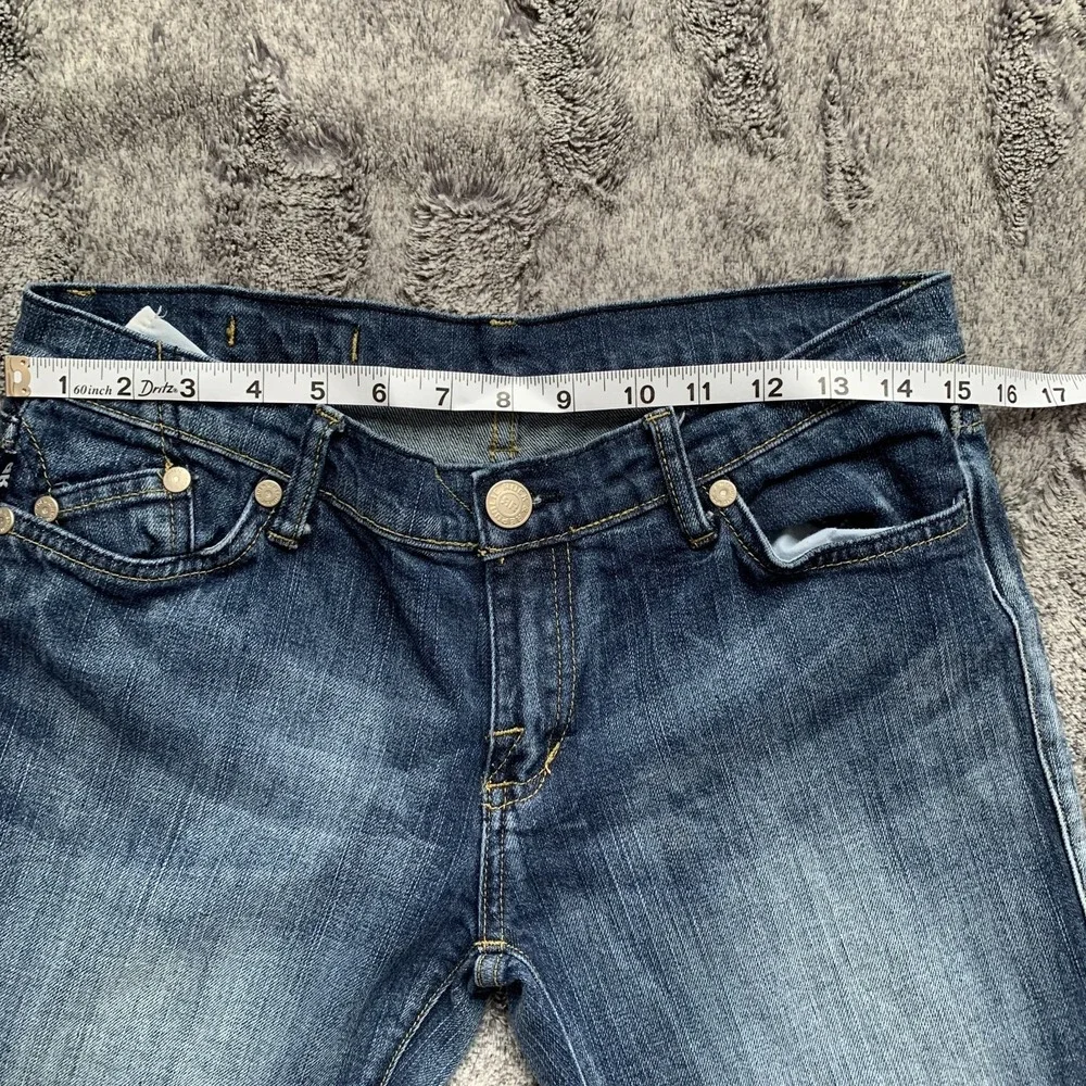 Rock & Republic Rainbow‎ R Pocket Roth Women's Jeans Tag 29 Actual 30x26 Raw Hem
